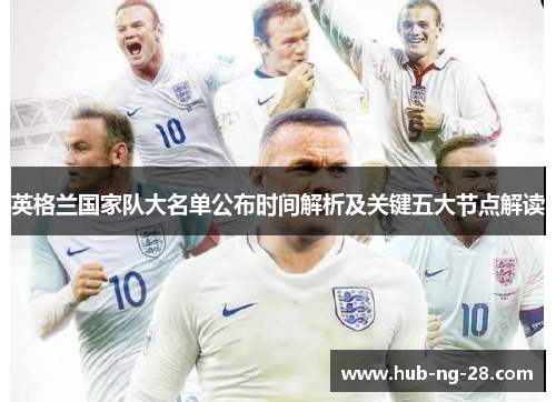 英格兰国家队大名单公布时间解析及关键五大节点解读 英格兰国家队大名单公布时间解析及关键五大节点解读